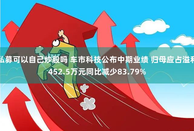 私募可以自己炒股吗 车市科技公布中期业绩 归母应占溢利452.5万元同比减少83.79%